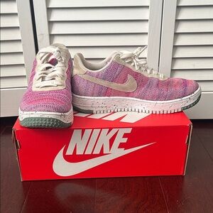 Nike Air Force 1 Crater Flyknit 9.5 great condition!